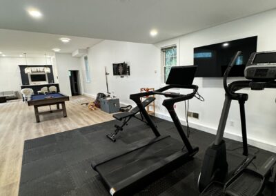 Finished Basement Renovation Project in Newtown, CT by Kling Brothers Builders